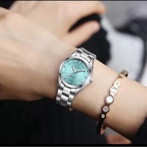 Women’s Rhinestone Stainless Steel Quartz Watch